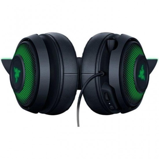 Casti Razer Kraken Kitty V2 Pro USB-A, senzitivitate 96 dB SPL / mW @ 1kHz by HATS si senzitivitate microfon -42 dB, frecventa raspuns 20Hz-20kHz, frecventa raspuns microfon 100Hz-10kHz impedanta 32 Ω (1 kHz), lungime cablu 2m, negru