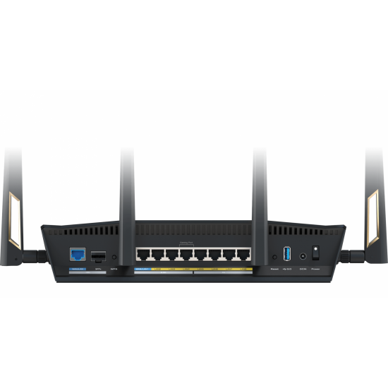 Router Asus Dual-Band RT-BE98U, WIFI-7, Standarde wireless: IEEE 802.11a, IEEE 802.11b, IEEE 802.11g, WiFi 4 (802.11n), WiFi 5 (802.11ac), WiFi 6 (802.11ax), WiFi 7 (802.11be), IPv4, IPv6, Segment Produs: BE7200, Viteza wireless: 1376+5764 Mbps, 4 x anten