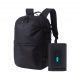 Lemontti Rucsac Smart Premium cu Vacuum si pompa vid 5 capete inclusa, 30-60L pentru cabina avion, impermeabil, doua mufe incarcare USB: USB-A si Type-C, extensie suplimentara, sistem antifurt, Negru