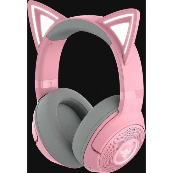 Casti Razer Kraken Kitty V2 Bluetooth 5.2Quartz Edition