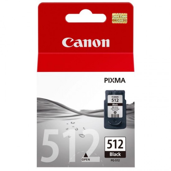 Cartus cerneala Canon PG-512, black, capacitate 15ml / 400 pagini, pentru Canon Pixma IP2700, Pixma MP230, Pixma MP240, Pixma MP250, Pixma MP260, Pixma MP270, Pixma MP280, Pixma MP282, Pixma MP480, Pixma MP490, Pixma MP495, Pixma MX320, Pixma MX330, Pixma
