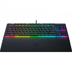 Tastatura gaming mecanica Razer Ornata V3 Tenkeyless, razer Mecha- Membrane Switches, iluminare Chroma RGB, US layout, material taste ABS cu gravare laser si acoperire UV, negru