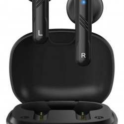 Casti Genius HS-M905BT, TWS, wireless, intraauriculare - butoni, pt smartphone, microfon pe casca, conectare prin Bluetooth 5.3, negru, USB-C