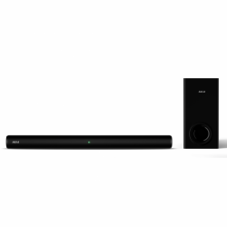 Soundbar Akai ASB-8WSW, putere RMS 150W, raspuns in frecventa 50Hz-18kHz, sursa alimentare AC 100-240V, impendanta 4 ohmi, negru