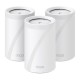 TP-LINK DECO BE65(3-PACK) Sistem Mesh WI-FI 7, BE9300, TRI-BAND, Standarde wireless: IEEE 802.11be/ax 6 GHz, IEEE 802.11be/ax/ac/n/a 5 GHz, IEEE 802.11ax/n/b/g 2.4 GHz, Viteze wireless: BE9300 6 GHz: 5760 Mbps (802.11be), 5 GHz: 2880 Mbps (802.11be), 2.4 
