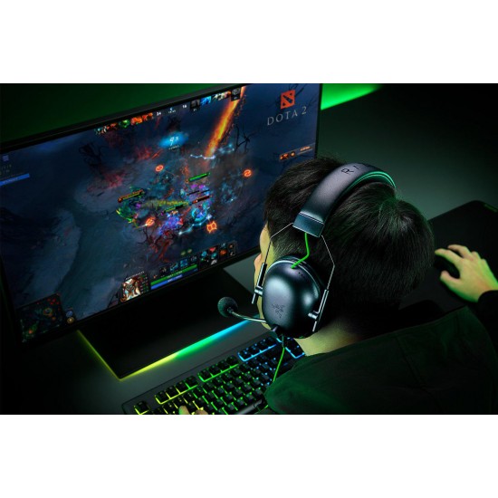 Casti cu micofon Razer Blackshark V2 X cu fir, Multi-platform EsSports, 12 Hz – 28 kHz, 32ohm, 100db, driver 50mm, black