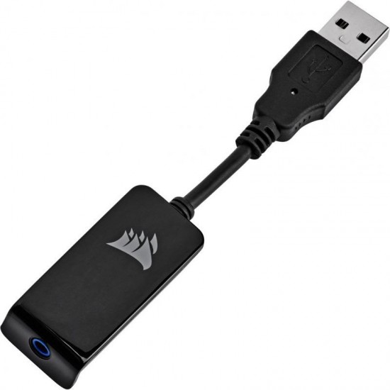 Casti cu microfon Corsair HS55 Surround 7.1, Multi-platform Gaming and Mobile, 20Hz-20KHz, 32ohm, 114db, driver 50mm, alb