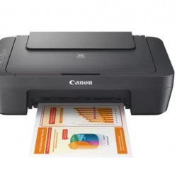 Multifunctional inkjet color Canon Pixma MG255 Grey, dimensiune A4 (Printare, Copiere, Scanare), viteza 8ipm alb-negru, 4ppm color, rezolutie 4800x600 dpi, alimentare hartie 60 coli, scanner cu suport plat CIS, rezolutie scanare 600 X 1200 dpi, viteza sca