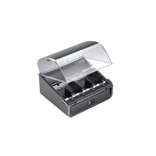 CREALITY CFS MULTI FILAMENT SYSTEM, Pentru printare 3D multi color sau multi filament, Compatibil cu Creality HI si Creality K2 Plus, Dimensiuni: 379 × 314 × 276 mm, Greutate: 4.56kg, Numar filamente suportate: 4, Diametru filament compatibil: 1.75mm, dia