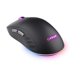 Mouse Trust GXT980 REDEX wireless, USB 2.0, rezolutie maxima 10000 DPI, 6 butoane, iluminare full RGB , negru