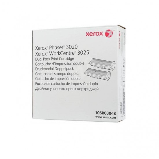 Toner Xerox 106R03048, black, 3 k, Phaser 3020 , WorkCentre 3025 Toner Xerox 106R03048, black, 3 k, Phaser 3020 , WorkCentre 3025
