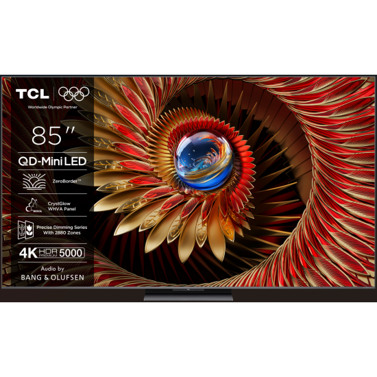 Televizor TCL Mini LED 85Q8C, 215 cm, Smart Google TV, 4K Ultra HD, (Model 2025) Televizor TCL Mini LED 85Q8C, 215 cm, Smart Google TV, 4K Ultra HD, (Model 2025)