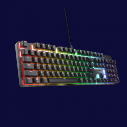 Tastatura mecanica Trust GXT 871 Zora, USB 2.0. nr taste 104, negru