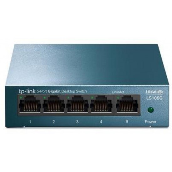 Switch TP-LINK LS1005G, 5 port, 10/100/1000 Mbps Switch TP-LINK LS1005G, 5 port, 10/100/1000 Mbps