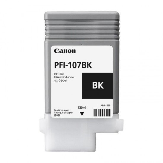Cartus cerneala Canon PFI-107BK, black, capacitate 130ml, pentru Canon iPF680/685, iPF780/785, iPF670/770 Cartus cerneala Canon PFI-107BK, black, capacitate 130ml, pentru Canon iPF680/685, iPF780/785, iPF670/770