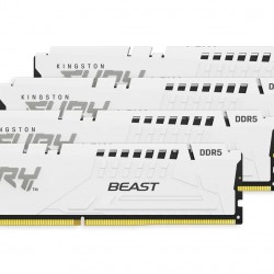 Memorie RAM Kingston DDR5 64GB 6000Mhz CL 40 1.35V Fury Beast White