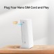 Mercusys wireless router 300Mbps 4G LTE MB110-4G, Standarde wireless: IEEE 802.11b/g/n, Frecventa: 2.4 GHz, Viteza wireless: 300Mbps, Dimensiuni: 90×92×150.5 mm, Interfata: 1 WAN 10/100Mbps, 1 x LAN 10/100 Mbps.