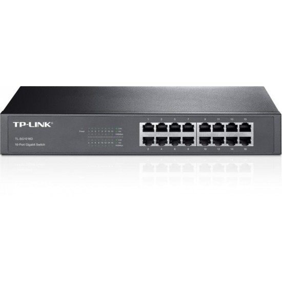 Switch TP-Link TL-SG1016D, 16 port, 10/100/1000 Mbps Switch TP-Link TL-SG1016D, 16 port, 10/100/1000 Mbps
