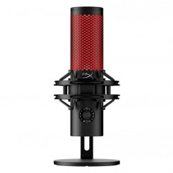 Microfon HyperX QuadCast 2, USB-C, pentru gaming, streaming si podcasting, control on-board, iluminare LED, stand antișoc demontabil, PC/Mac/PS5/PS4, negru