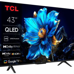 Televizor TCL QLED 43P7K, 108 cm, Smart Google TV, 4K, Clasa F Televizor TCL QLED 43P7K, 108 cm, Smart Google TV, 4K, Clasa F