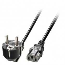 Cablu alimentare schuko Lindy IEC C13, 2m, negru  Technical details  Connector A: Schuko Connector B: IEC C13 Cable type: H05-VVF 3G*0.75mm² Number of wires: 3 Wire cross-section: 0.75mm² Available lengths: 0.7m - 5m Operating temperature: ca. -10 to 70°C