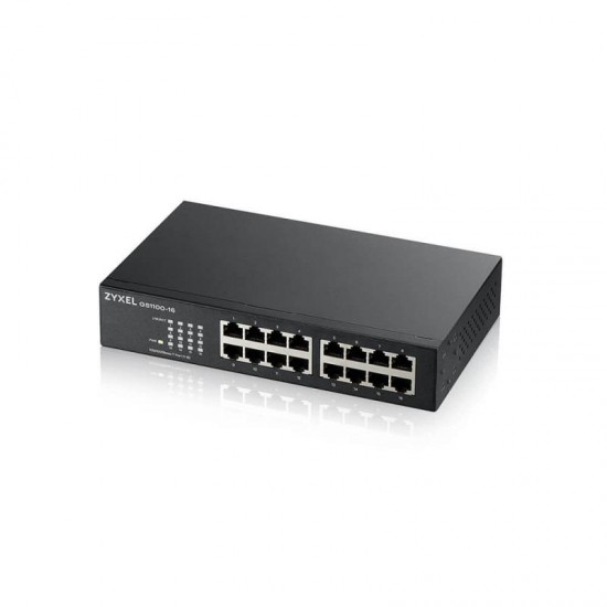 Switch ZYXEL GS1100-16, 16-port, 10/100/1000 Mbps