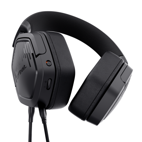 Casti cu fir Trust GXT492 Carus, cu microfon, tip conector 3.5mm, frecventa raspuns 20 Hz - 20.000 Hz, sensibilitate 105 dB, negru