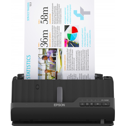 EPSON ES-C320W A4 Compact wi-fi Sheetfed Scanner, Rezolutie optica: 600 x 600 DPI,  Sursa lumina: ReadyScan LED technology, Viteza scanare:30ppm, Capacitate ADF: 20 coli, Volum scanare: 3500 pagini/zi, Duplex, Formate:BMP, JPEG, TIFF, multi-TIFF, PDF, sea