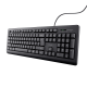 Tastatura cu fir Trust, negru