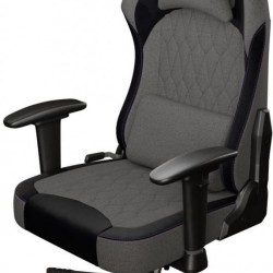 Scaun gaming FURY SHINAI S8, material fabric, reglabil pe inaltime, greutate maxima suportata 130 kg, inaltime scaun reglabil 30.5 - 37.5 cm, spatar ajustabil 135°, dimensiuni roti 60mm,  echipat cu piston cu gaz clasa 4, manere 1D, gri