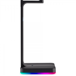 Headset stand 7.1 surround, negru 2x USB 3.1 tip A pentru incarcare si conectare dispozitive mobile. Placa audio integrata care ofera sunet surround oricarei perechi de casti stereo, compatibil cu CORSAIR iCUE Headset stand 7.1 surround, negru 2x USB 3.1 tip A pentru incarcare si conectare dispozitive mobile. Placa audio integrata care ofera sunet surround oricarei perechi de casti stereo, compatibil cu CORSAIR iCUE