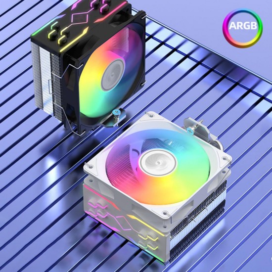 Cooler CPU Serioux CC120ARGB, dimensiuni 120x120x25mm, viteza ventilator 800-1800±200RPM, TDP: 180 - 200W, durata de viata 30 000 ore, iluminare LED, suporta seriile INTEL & AMD Cooler CPU Serioux CC120ARGB, dimensiuni 120x120x25mm, viteza ventilator 800-1800±200RPM, TDP: 180 - 200W, durata de viata 30 000 ore, iluminare LED, suporta seriile INTEL & AMD