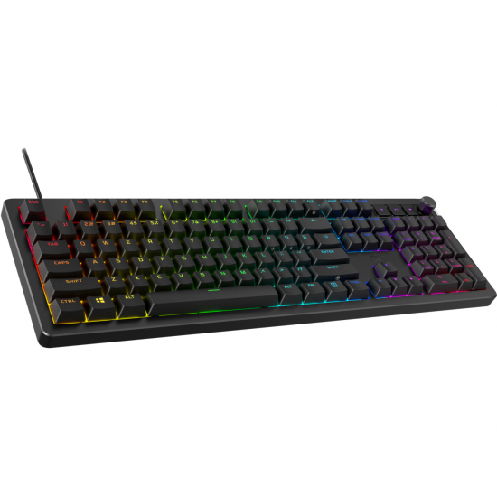 Tastatura gaming mecanica HyperX Alloy Rise, iluminare RGB (16,777,216 culori), Hyperx linear switch, 100% anti-ghosting, layout US, negru Tastatura gaming mecanica HyperX Alloy Rise, iluminare RGB (16,777,216 culori), Hyperx linear switch, 100% anti-ghosting, layout US, negru