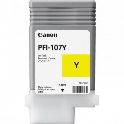 Cartus cerneala Canon PFI-107Y, yellow, capacitate 130ml, pentru Canon iPF680/685, iPF780/785, iPF670/770
