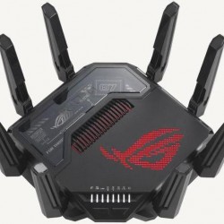Router Asus Quad-Band ROG Rapture GT-BE98, WIFI-7, Standarde wireless: WiFi 6 (802.11ax), WiFi 7 (802.11be), IEEE 802.11a, IEEE 802.11b, IEEE 802.11g, IEEE 802.11n, IEEE 802.11ac, IPv4, IPv6, Segment Produs: BE25000, Viteza wireless: 1376+5764+5764+11529 
