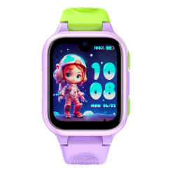 LAGENIO pentru copii K9 , Premium 4G cu Functie Telefon & AI, Slim, Localizare GPS, Control Parental, Buton SOS, Mov