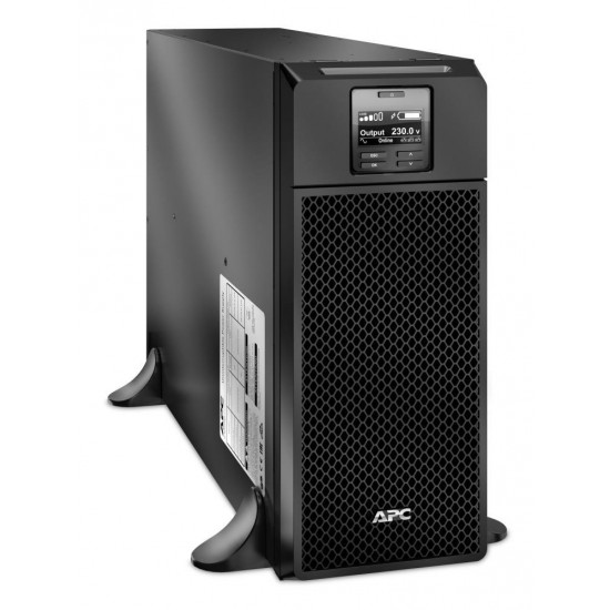 UPS APC Smart-UPS SRT online cu dubla-conversie 6000VA/6000W 6 conectori C13 4 conectori C19, extended runtime, EPO, baterie APCRBC140, optionale xtindere garantie cu 1/3 ani (WBEXTWAR1YR-SP-05/WBEXTWAR3YR-SP-05),3 ani garantie echipament si 2 ani garanti