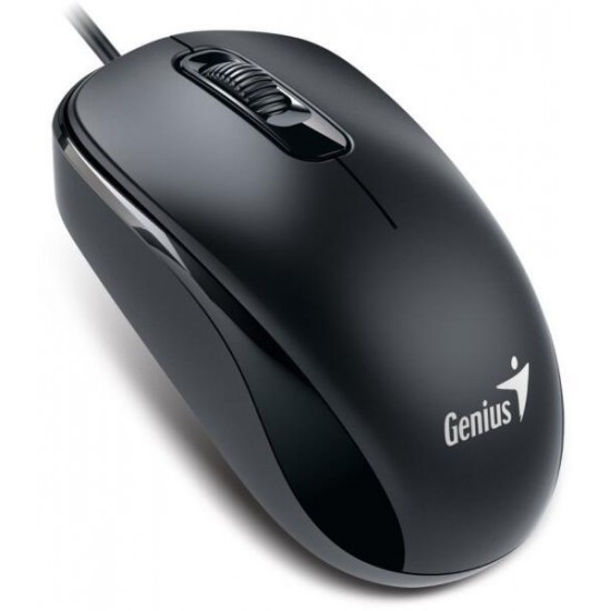 Mouse Genius DX-120, PC sau NB, cu fir, USB-C, optic, 1200 dpi, butoane/scroll 3/1, cablu 1.5m, negru Mouse Genius DX-120, PC sau NB, cu fir, USB-C, optic, 1200 dpi, butoane/scroll 3/1, cablu 1.5m, negru