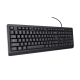 Tastatura cu fir Trust, negru