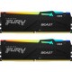 Memorie RAM Kingston DDR5 32GB 5200MHz CL40 1.25V Dual Channl Kit Fury Beast Black RGB XMP