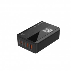 Incarcator retea Serioux 100W GAN Quick Charge, Intrare: 100-240V~ 50/60Hz 2.5A Max , C1 Ieșire: 5V/3A, 9V/3A, 12V/3A, 15V/3A, 20V/5A 100W Max , PPS:3.3-21V/5A, C2 Ieșire: 5V/3A, 9V/3A, 12V/3A, 15V/3A, 20V/5A 100W Max, PPS:3.3-21V/5A, A1 Ieșire: 5V/3A, 9V Incarcator retea Serioux 100W GAN Quick Charge, Intrare: 100-240V~ 50/60Hz 2.5A Max , C1 Ieșire: 5V/3A, 9V/3A, 12V/3A, 15V/3A, 20V/5A 100W Max , PPS:3.3-21V/5A, C2 Ieșire: 5V/3A, 9V/3A, 12V/3A, 15V/3A, 20V/5A 100W Max, PPS:3.3-21V/5A, A1 Ieșire: 5V/3A, 9V