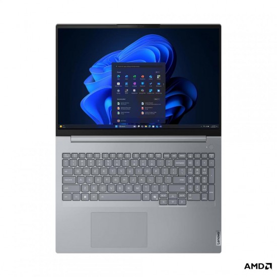 Laptop SMB Lenovo ThinkBook 16 G9 AHP, cu procesor AMD Ryzen 7 250, 16'' IPS, 32 GB DDR5, 512 GB SSD, AMD Radeon 780M, Fara OS, 3 ani Garantie