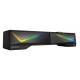 Boxe gaming 2.0 Blys RGB,  functie Dual Mode Bluetooth , putere: 3W x 2, impedanță: 4Ω, frecvență: 200Hz - 16KHz, sensibilitate: 650mv±50mv, alimentare: DC5V / 1A, S/N:≥85dB, dimensiunea driverului: 2 inch x 2, Conexiune: 3.5mm jack TRS, RGB : 6 moduri de
