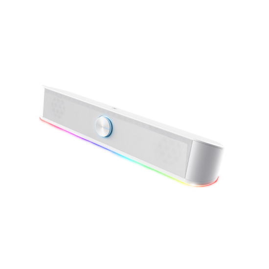 Soundbar Trust GXT 619W Thorne, putere maxima iesire 12W, freccventa raspuns 150 Hz - 20.000 Hz, impendata difuzor 4 Ohm, cu iluminare, alb Soundbar Trust GXT 619W Thorne, putere maxima iesire 12W, freccventa raspuns 150 Hz - 20.000 Hz, impendata difuzor 4 Ohm, cu iluminare, alb