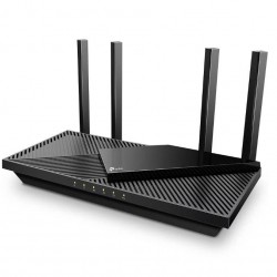 TP-Link Wireless Router, ARCHER AX55 PRO ;dual band AX3000 5 GHz: 2402 Mbps (802.11ax), 2.4 GHz: 574 Mbps(802.11ax), Standard and Protocol: IEEE 802.11ax/ac/n/a 5 GHz, IEEE 802.11ax/n/b/g 2.4 GHz, 4 x Antene Externe fixe, 1× Port WAN/LAN Gigabit de 2.5, 1