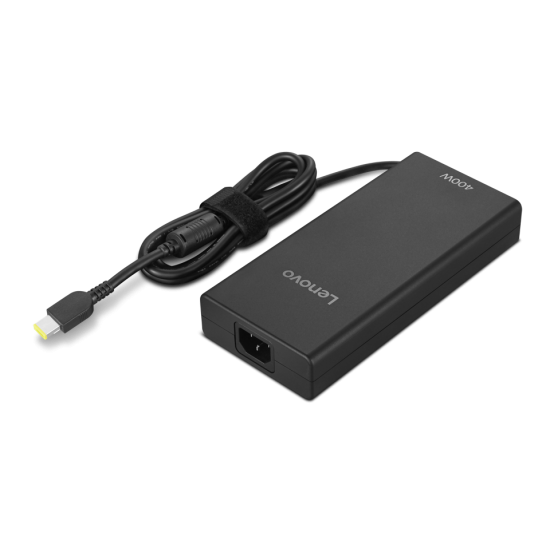 Adaptop Lenovo Legion 400W; Port de incarcare: USB-C; Accesorii incluse: Power adapter; Line cord; Warranty Poster; Power Poster; Dimensiuni (L x D x H) : 235 mm x 200 mm x 80 mm; Greutate: 1.01 Kg; Garantie: 1 an