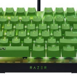 Tastatura mecanica gaming BlackWidow V4 X (Green Switch) - Minecraft Edition , layout US, taste ABS, layout US, cu 6 butoane customizabile, negru