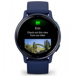 Ceas smartwatch Garmin vívoactive 5 Blue/Blue Metal