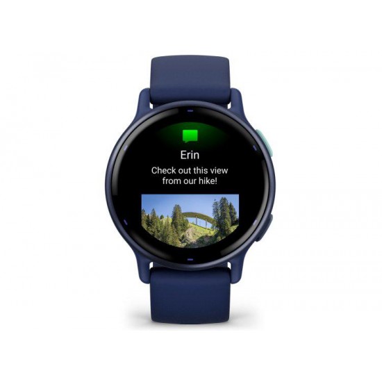 Ceas smartwatch Garmin vívoactive 5 Blue/Blue Metal Ceas smartwatch Garmin vívoactive 5 Blue/Blue Metal