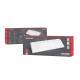 Tastatura gaming mecanica cu fir Genesis Thor 404, iluminare RGB, 107 taste, 11 butoane multimedia, alb